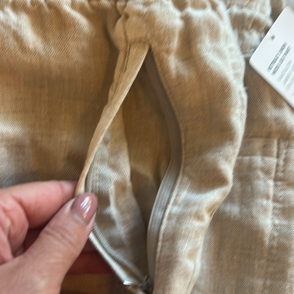 NWT Athleta Linen Wide Leg Pant L - Picture 4 of 5